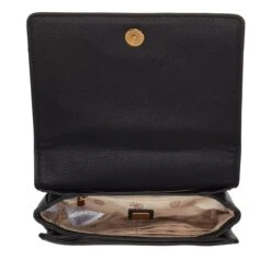 Guess Abey Convertible Crossbody Flap Black Crossbody Bag -Modetaschengeschäft A0201096 Guess position 6