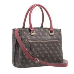 Guess Noelle Girlfriend Satchel Brown Tote 11 Guess Noelle Girlfriend Satchel Brown Tote -Modetaschengeschäft A0201109 3
