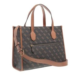 Guess Silvana Compartment Tote Brown Logo/Cognac Tote -Modetaschengeschäft A0201111 2