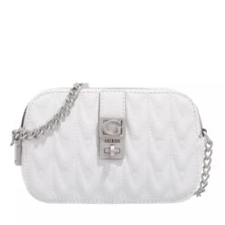 Guess Regilla Camera Bag White Crossbody Bag