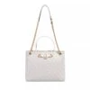 Guess Izzy High Society Carryall Dove Logo Tote -Modetaschengeschäft A0201118