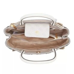 Guess Izzy High Society Carryall Dove Logo Tote 13 Guess Izzy High Society Carryall Dove Logo Tote -Modetaschengeschäft A0201118 5