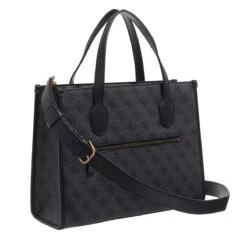 Guess Silvana Compartment Tote Coal Logo Tote -Modetaschengeschäft A0201120 3
