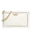 Guess Abey Multi Compartment Crossbody White Crossbody Bag -Modetaschengeschäft A0201140