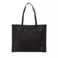 Guess Katey Perf Tote Black Shopper