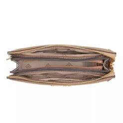 Guess Abey Multi Compartment Crossbody Cognac/White Crossbody Bag -Modetaschengeschäft A0201149 4