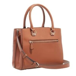 Guess Noelle Girlfriend Satchel Light Cognac Tote -Modetaschengeschäft A0201155 3