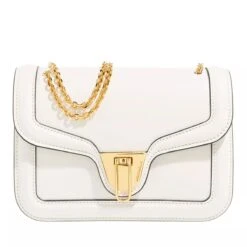 Coccinelle Marvin Twist Coconut Milk Crossbody Bag
