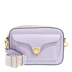 Coccinelle Beat Soft Ribb Lavender Crossbody Bag