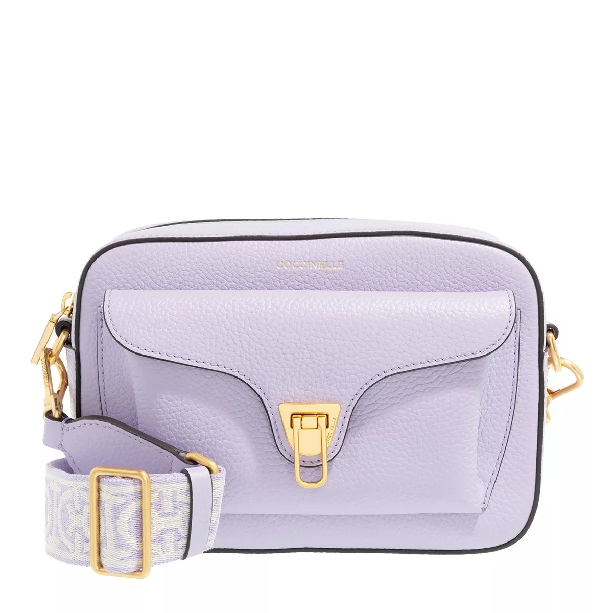Coccinelle Beat Soft Ribb Lavender Crossbody Bag 3 Coccinelle Beat Soft Ribb Lavender Crossbody Bag