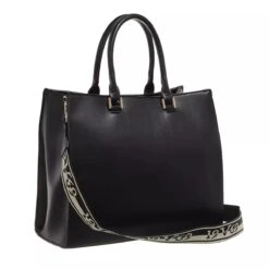Ramie Black Tote -Modetaschengeschäft A0202370 19V69ItaliabyVersace position 3
