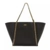 MICHAEL Michael Kors Westley Large Top-Zip Chain Tote Black Shopper