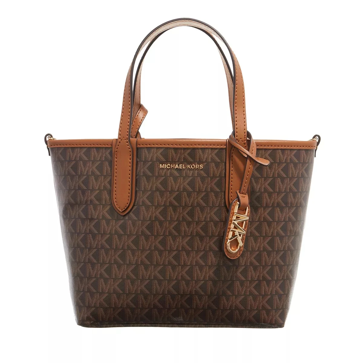 MICHAEL Michael Kors Extra Small Open Tote Brn Acorn Tote 3 MICHAEL Michael Kors Extra Small Open Tote Brn Acorn Tote
