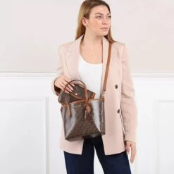 MICHAEL Michael Kors Extra Small Open Tote Brn Acorn Tote 12 MICHAEL Michael Kors Extra Small Open Tote Brn Acorn Tote -Modetaschengeschäft A0202823 MichaelMichaelKors position 2 1