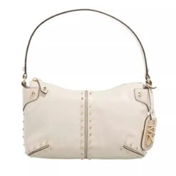 MICHAEL Michael Kors Astor Large Pouchette Lt Cream Satchel