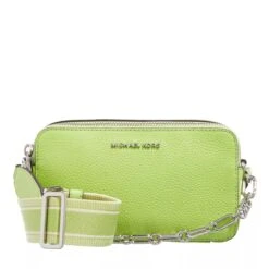 MICHAEL Michael Kors Jet Set Small Double Zip Camera Chain Crossbody Brt Limeade Camera Bag