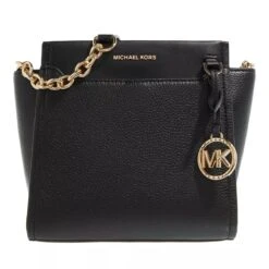 MICHAEL Michael Kors Graham Large Messenger Black Crossbody Bag