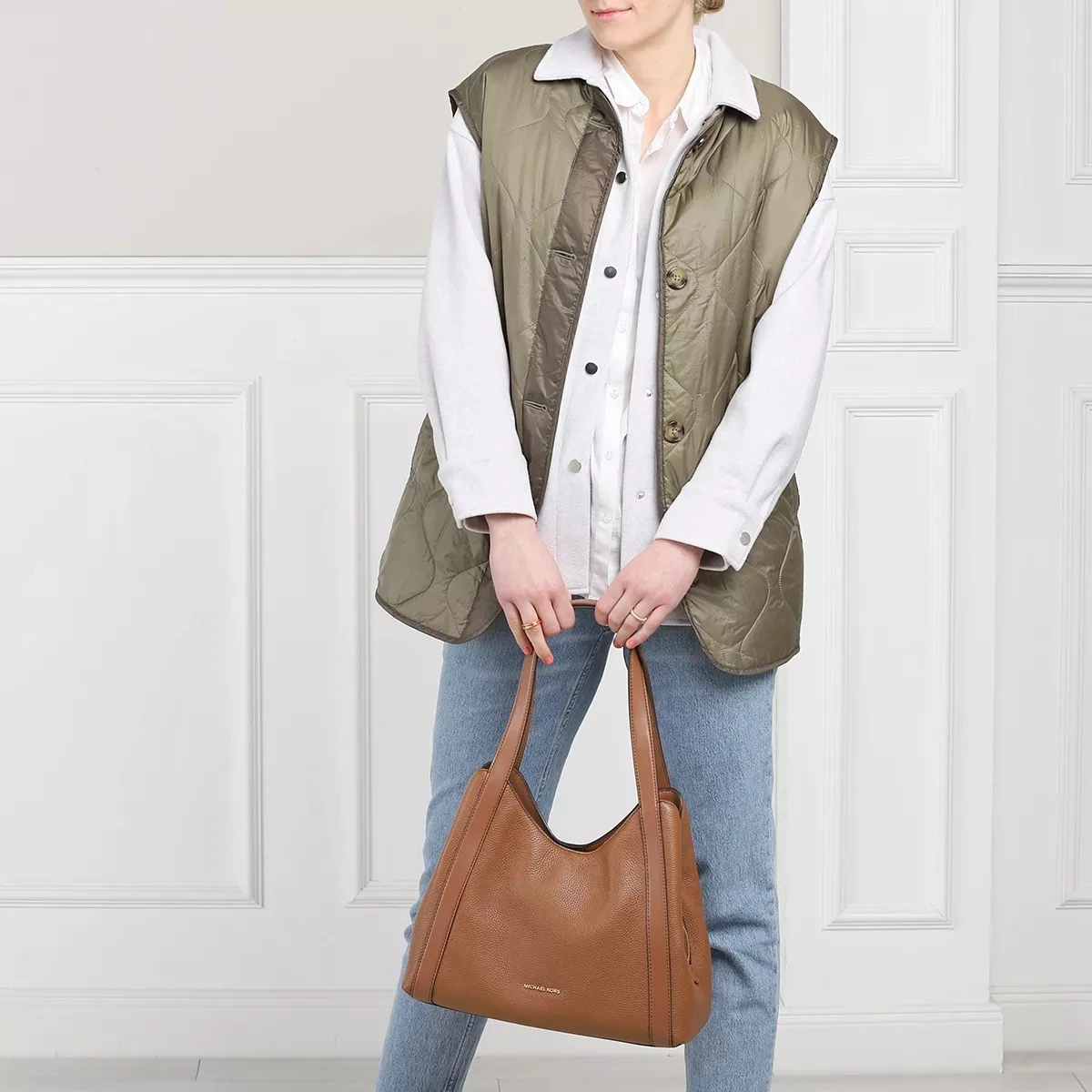 MICHAEL Michael Kors Rosemary Large Shoulder Tote Luggage Shopper 4 MICHAEL Michael Kors Rosemary Large Shoulder Tote Luggage Shopper – Bild 2