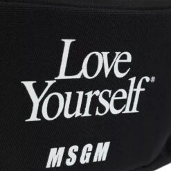 MSGM Bum Bag Black Gürteltasche -Modetaschengeschäft A0203070 MSGM position 4