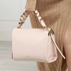 Coccinelle Boheme Grana Double Creamy Pin/Cola Hobo Bag 10 Coccinelle Boheme Grana Double Creamy Pin/Cola Hobo Bag -Modetaschengeschäft A0203529 Coccinelle 3