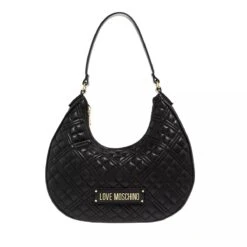 LOVE MOSCHINO Quilted Bag Nero Hobo Bag