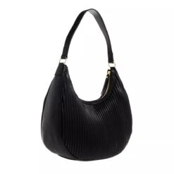 LOVE MOSCHINO Pleated Nero Hobo Bag -Modetaschengeschäft A0205126 LoveMoschino position 3