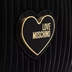 LOVE MOSCHINO Pleated Nero Hobo Bag -Modetaschengeschäft A0205126 LoveMoschino position 4