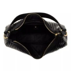 LOVE MOSCHINO Pleated Nero Hobo Bag -Modetaschengeschäft A0205126 LoveMoschino position 5