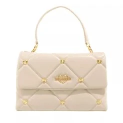 LOVE MOSCHINO Jewel Heart Avorio Satchel
