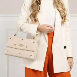 LOVE MOSCHINO Jewel Heart Avorio Satchel -Modetaschengeschäft A0205138 LoveMoschino position 2 1