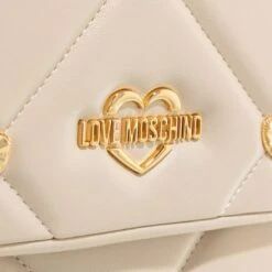 LOVE MOSCHINO Jewel Heart Avorio Satchel -Modetaschengeschäft A0205138 LoveMoschino position 5