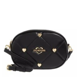 LOVE MOSCHINO Jewel Heart Nero Crossbody Bag