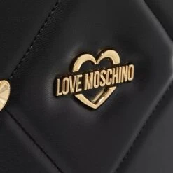 LOVE MOSCHINO Jewel Heart Nero Crossbody Bag -Modetaschengeschäft A0205139 LoveMoschino position 4