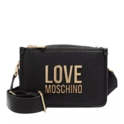 LOVE MOSCHINO Love Lettering Nero Crossbody Bag