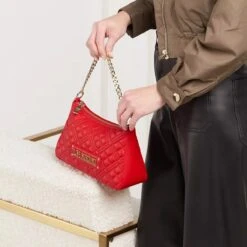 LOVE MOSCHINO Quilted Bag Rosso Pochette -Modetaschengeschäft A0205153 LoveMoschino position 3