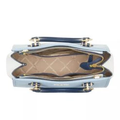 MICHAEL Michael Kors Medium Satchel Navy White Satchel -Modetaschengeschäft A0211957 MichaelMichaelKors position 6