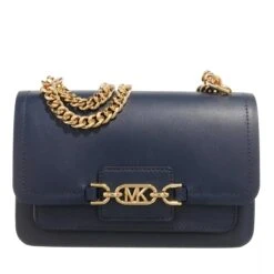 MICHAEL Michael Kors Large Shoulder Navy Satchel