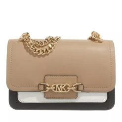 MICHAEL Michael Kors Large Shoulder Black Camel Crossbody Bag