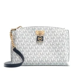 MICHAEL Michael Kors Ruby Medium Messenger Navy Crossbody Bag