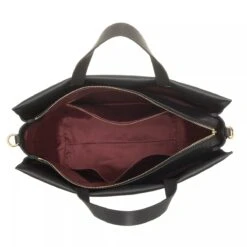 Coccinelle Boheme Grana Double Noir Brule Tote -Modetaschengeschäft A0212955 PACKSHOT INSIDE