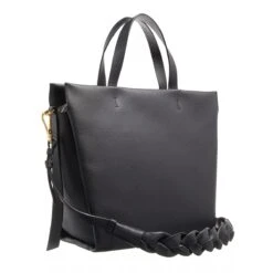 Coccinelle Boheme Grana Double Noir Brule Tote -Modetaschengeschäft A0212955 PACKSHOT SIDEBACK