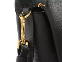 Coccinelle Boheme Grana Double Noir Brule Tote -Modetaschengeschäft A0212955 PDP 10