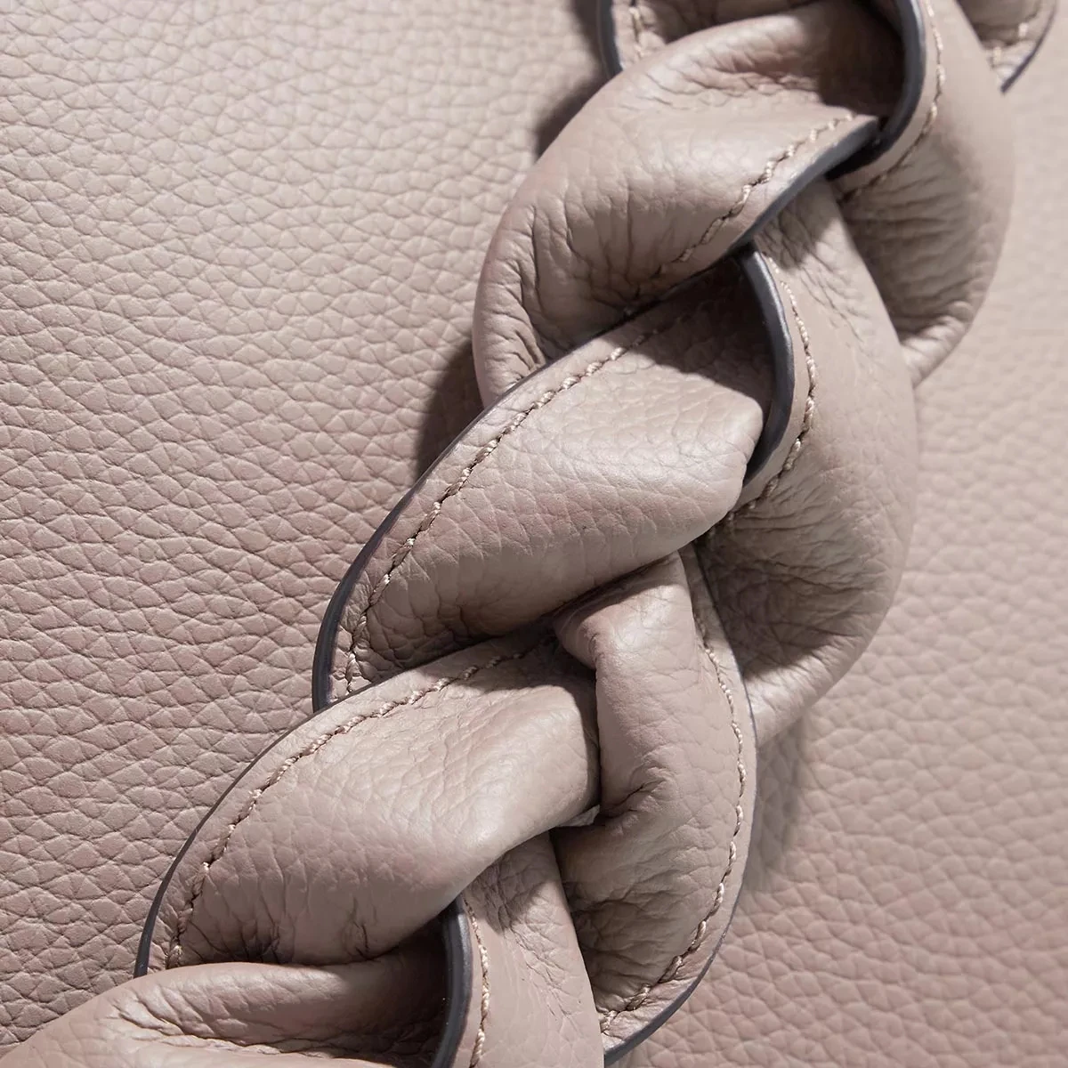 Coccinelle Boheme Grana Double Warm Taupe Coffee Tote 6 Coccinelle Boheme Grana Double Warm Taupe Coffee Tote – Bild 4