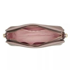 Coccinelle Boheme Grana Double Warm Taupe Coffee Crossbody Bag -Modetaschengeschäft A0212959 PACKSHOT INSIDE