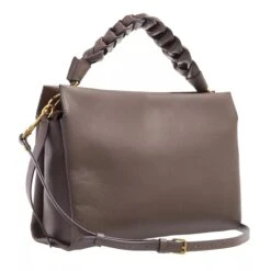 Coccinelle Boheme Grana Double Coffee Pulp Pink Crossbody Bag -Modetaschengeschäft A0212960 PDP 7