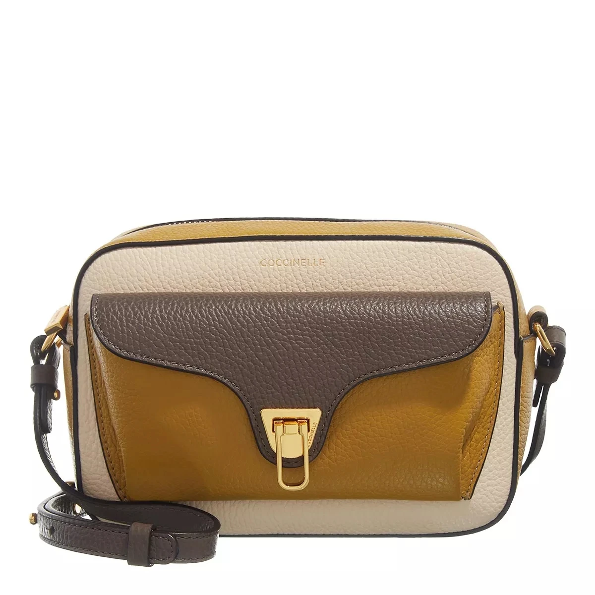 Coccinelle Beat Soft Tric Multi Coffee Crossbody Bag 3 Coccinelle Beat Soft Tric Multi Coffee Crossbody Bag