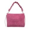 Coccinelle Boheme Suede Bimaterial Pulp Pink Crossbody Bag -Modetaschengeschäft A0213026 PDP 1