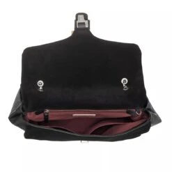 Coccinelle Ofirenze Suede Noir Satchel -Modetaschengeschäft A0213069 PACKSHOT INSIDE