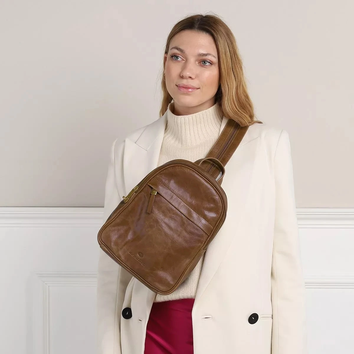 Porto Brown Rucksack 4 Porto Brown Rucksack – Bild 2