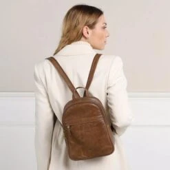 Porto Brown Rucksack 10 Porto Brown Rucksack -Modetaschengeschäft A0213287 Micmacbags position 3
